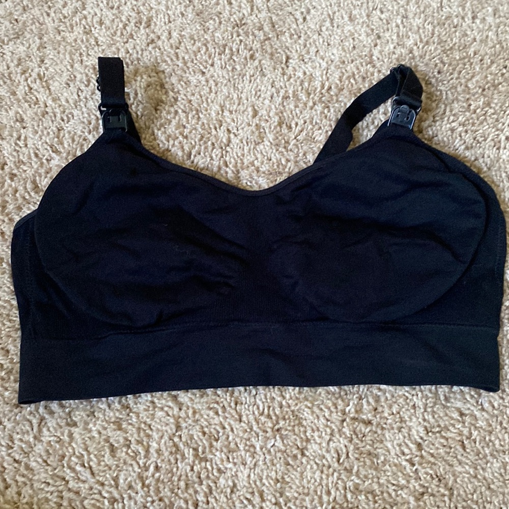 Isabel Maternity Woman’s 2 in 1 Black Pumping and Nursing Bra